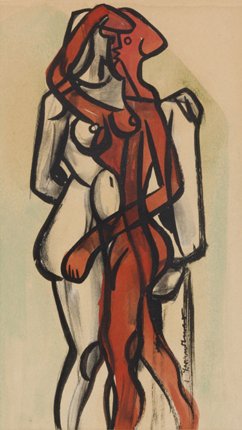 Nudes by Fritz Brandtner