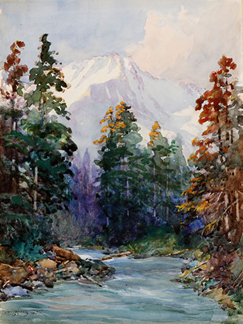 Decline of Day, in the Selkirks by Frederic Marlett Bell-Smith