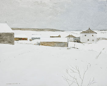Paysage d'hiver by Claude A. Simard