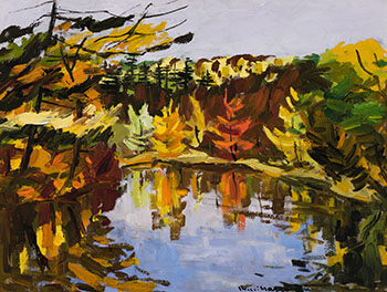 Autumn, The Blanche River by Henri Leopold Masson