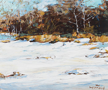 Winter Landscape by Hans Herold