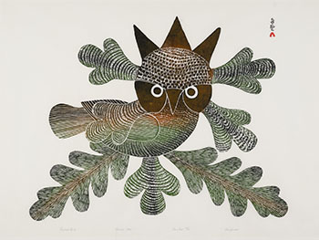 Festive Owl by Kenojuak Ashevak