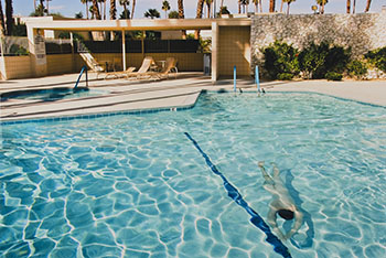 Boy in Pool by Brandon Herman