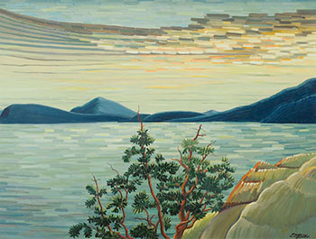 Evening, Howe Sound by Donald M. Flather