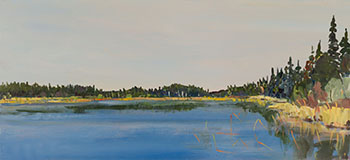 Shoreline, Smokey Light by Greg Hardy