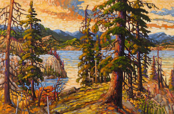 Autumn Light, Near Naramata by Rod Charlesworth