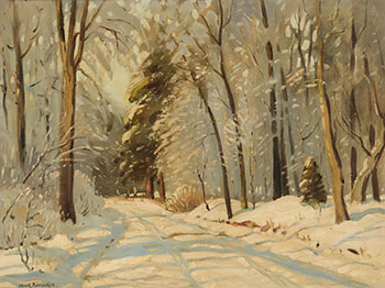 Snow Covered Lane by Frank Shirley Panabaker