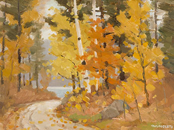 Road to the Lake - October by Tom (Thomas) Keith Roberts