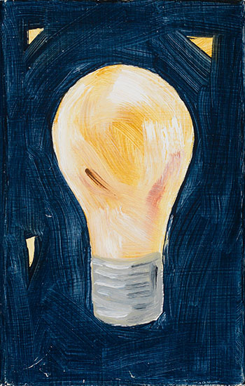 Light Bulb by Agatha (Gathie) Falk