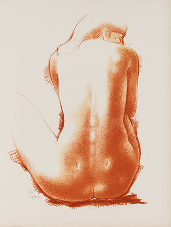 Seated Nude by Antoniucci Volti