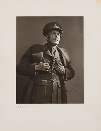 General Andrew McNaughton by Yousuf Karsh