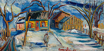 Farmhouse in Winter par Samuel Borenstein