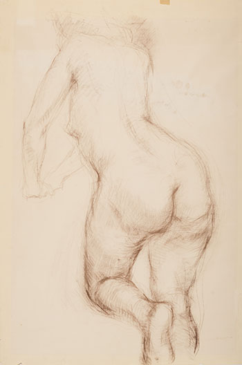 Nude Figure Study by David Lloyd Blackwood