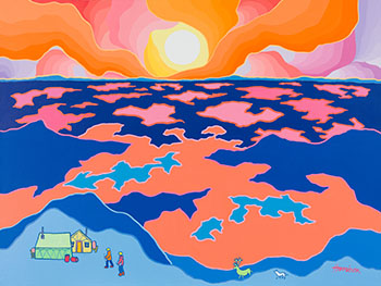 North of Yellowknife by Ted Harrison