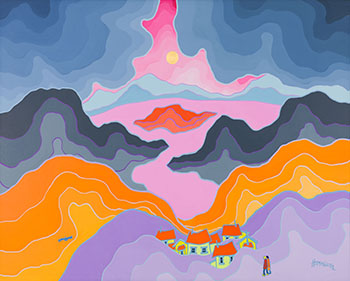 Waving Hills by Ted Harrison