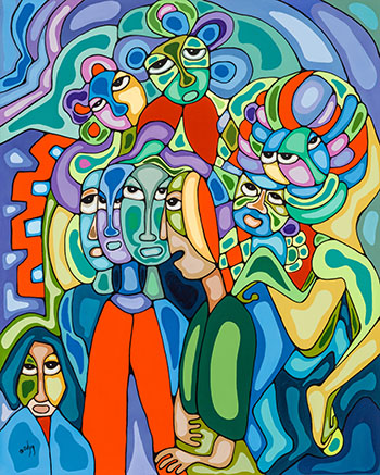 A Time to Share by Daphne Odjig