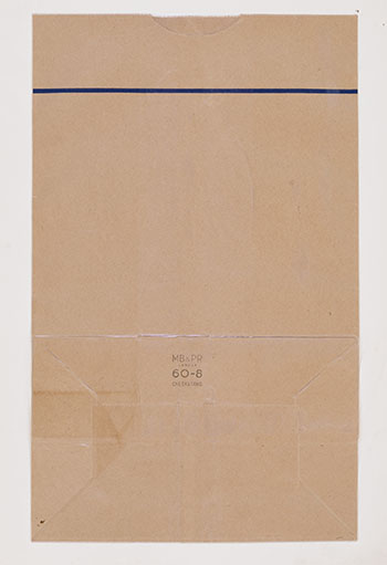 Laminated Paper Bag par Iain Baxter