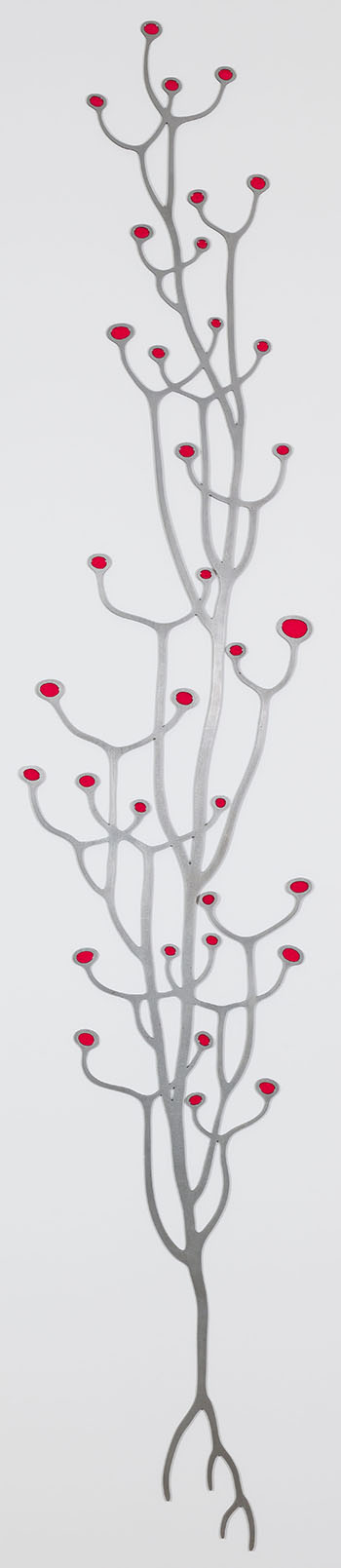 Twig (Version 2, Red) by Marianne Lovink