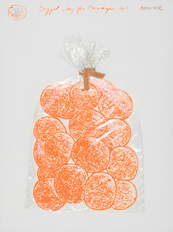 Bagged Day Glo Oranges par Iain Baxter