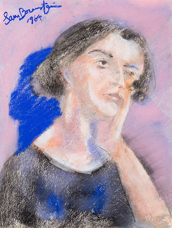 Portrait de femme by Samuel Borenstein