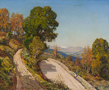 The Road Above the Valley by Herbert Hughes-Stanton