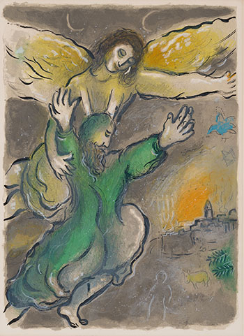 Moses Beheld all the Work by Marc Chagall