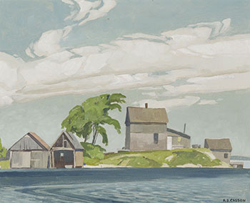 North Channel, Little Current by Alfred Joseph (A.J.) Casson