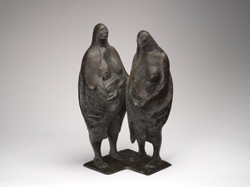 Dos mujeres de pie (Two Standing Women) par Francisco Zúñiga