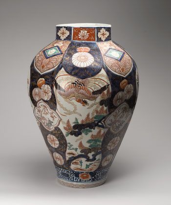 Large Japanese Imari Hexagonal Vase, Edo Period, 18th Century by  Japanese Art