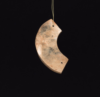 A Chinese Brownish Jade Pendant, Huang, Shang to Western Zhou Dynasty par  Chinese Art