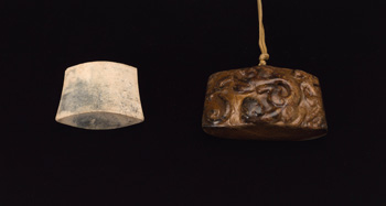 Two Chinese Jade Sword Chapes, Ming Dynasty and Later par  Chinese Art