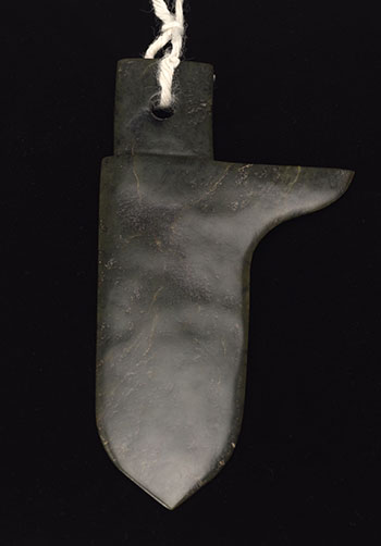 A Chinese Green Jade Ceremonial Axe Dagger by  Chinese Art
