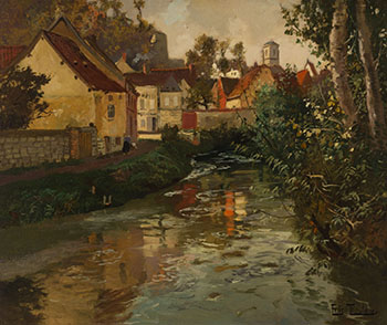 Picquigny, France by Frits Thaulow