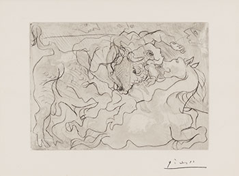 Morte au Soleil, IV, from La Suite Vollard (Bloch 204) by Pablo Picasso