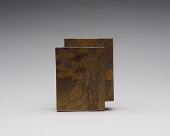 A Japanese Lacquer Lozenge-Shaped Box and Cover, Meiji Period, 19th Century by  Japanese Art