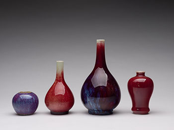 	Four Chinese Flambé Glazed Vessels, 19th/20th Century par  Chinese Art