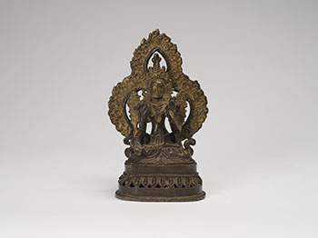 A Nepalese Bronze Seated Figure of Tara, 17th/18th Century par  Nepalese Art