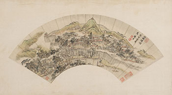Landscape of the West Town by Yang Jin