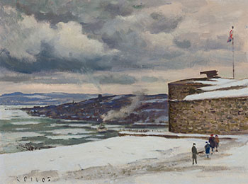 View of Levis from the Citadel, Québec by Robert Wakeham Pilot