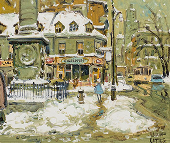 Rue Notre-Dame d'autrefois by John Geoffrey Caruthers Little