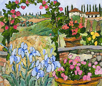 Iris de Toscane by Claude A. Simard