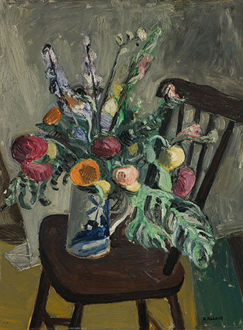 Flowers and Chair by William Goodridge Roberts