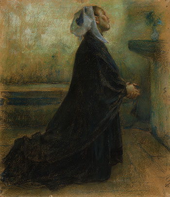 Bretonne en prière by Marc-Aurèle de Foy Suzor-Coté