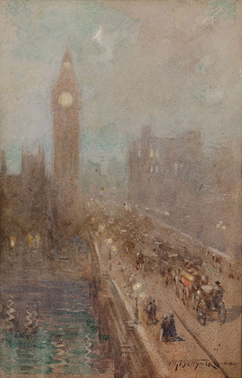 Westminster Bridge by Frederic Marlett Bell-Smith