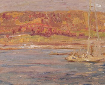Georgian Bay / Winter River (verso) par Alexander Young (A.Y.) Jackson