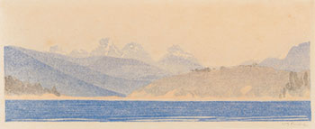 Agamemnon Channel, British Columbia by Walter Joseph (W.J.) Phillips
