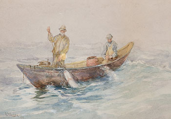 Fishing from Rowboat par Robert Ford Gagen