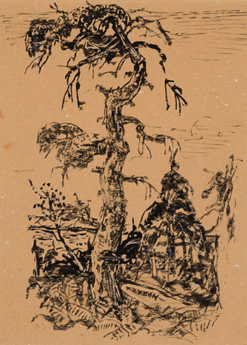 Tree Study par Arthur Lismer