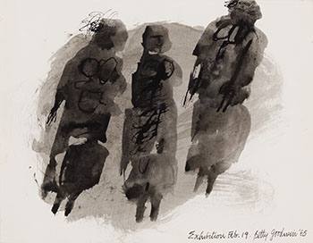 Three Figures by Betty Roodish Goodwin