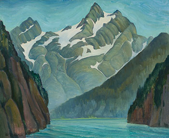Pitt Lake par William Percival (W.P.) Weston